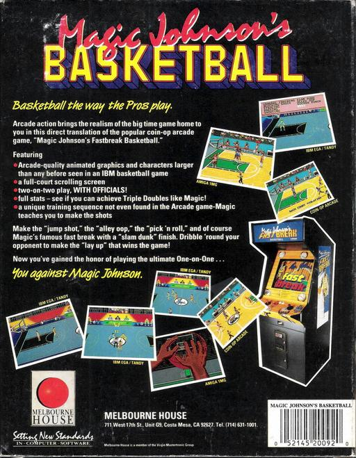Magic Johnson's Basketball — box-2D-back (SP)