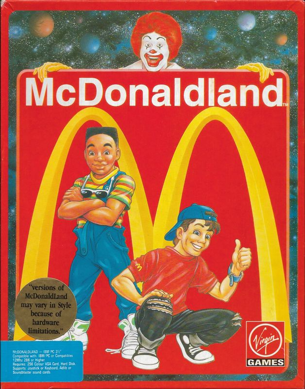 McDonaldland box art