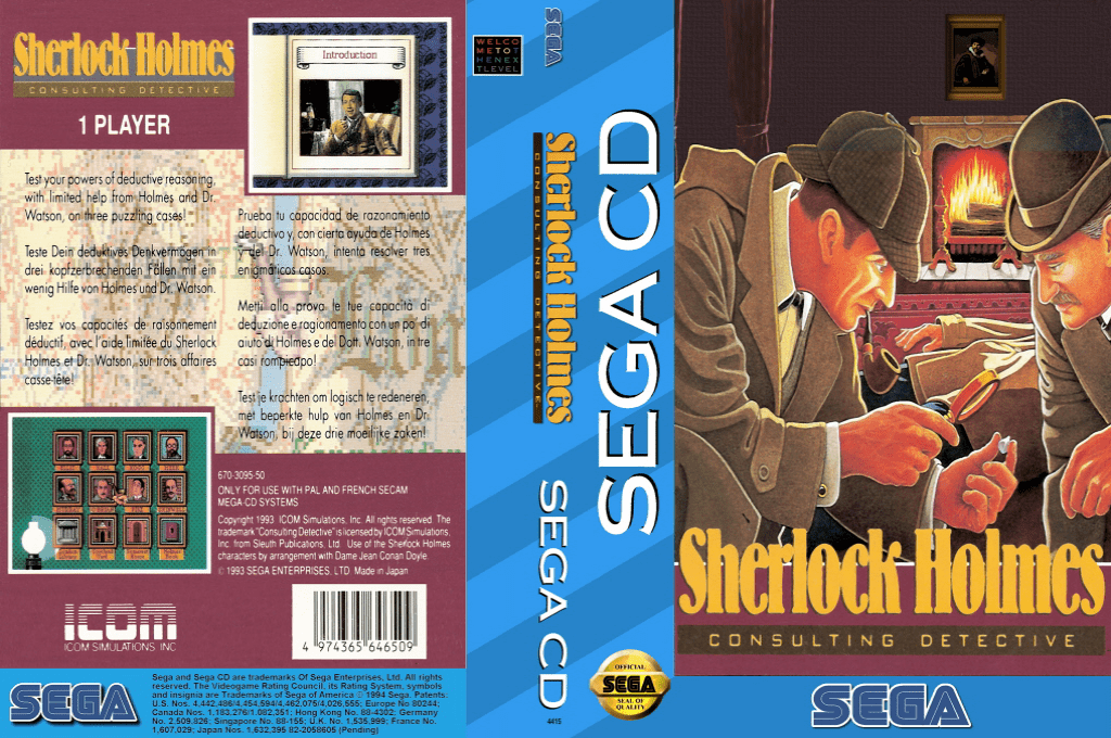 Sherlock Holmes - Consulting Detective — box-texture (US)