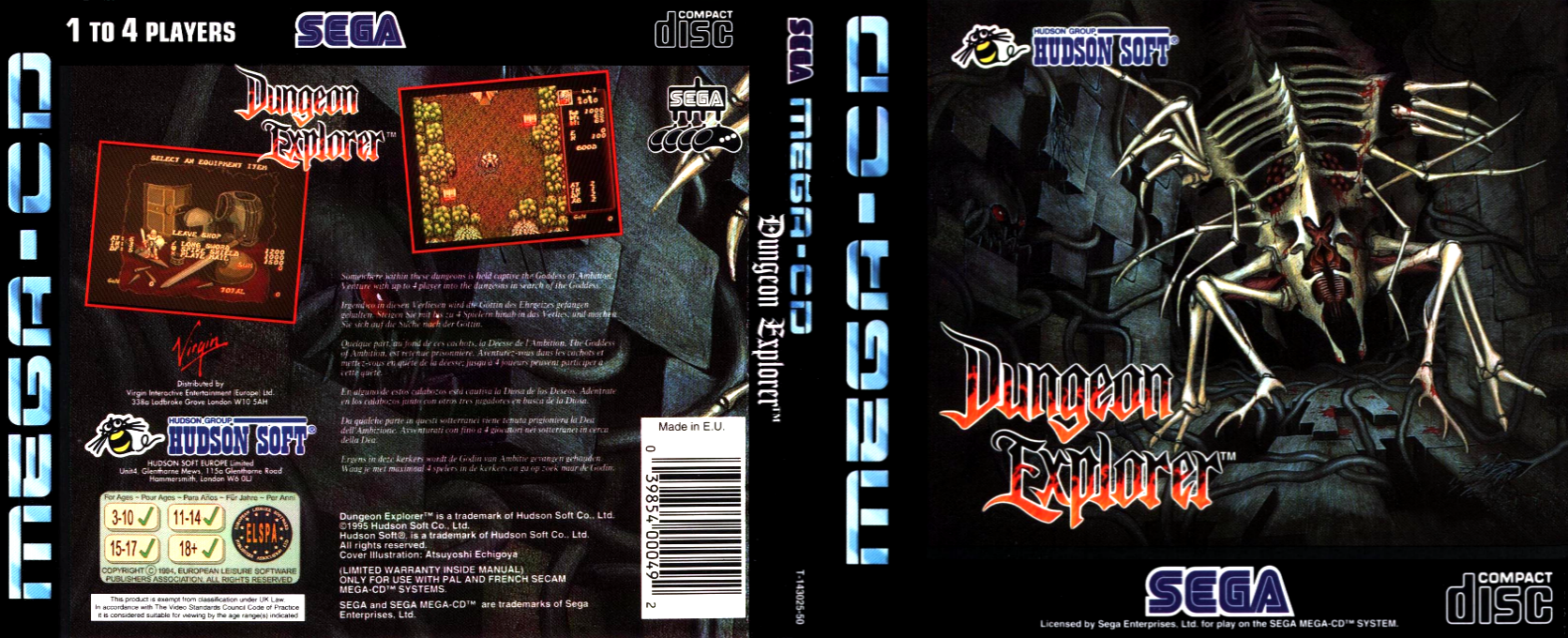 Dungeon Explorer — box-texture (EU)