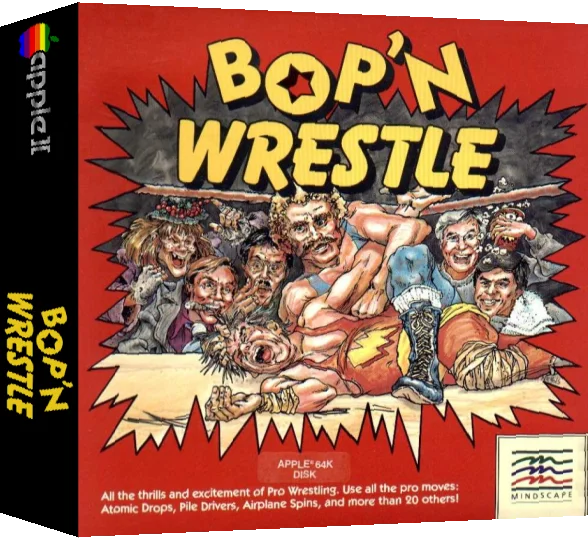 Bop 'n Wrestle — box-3D (US)