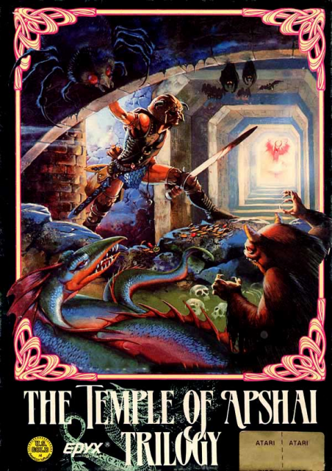 Temple Of Apshai Trilogy, The — box-2D (EU)