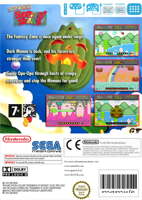 Super Fantasy Zone — box-2D-back (EU)