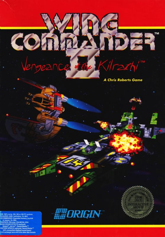 Wing Commander 2 - Vengeance of the Kilrathi box art