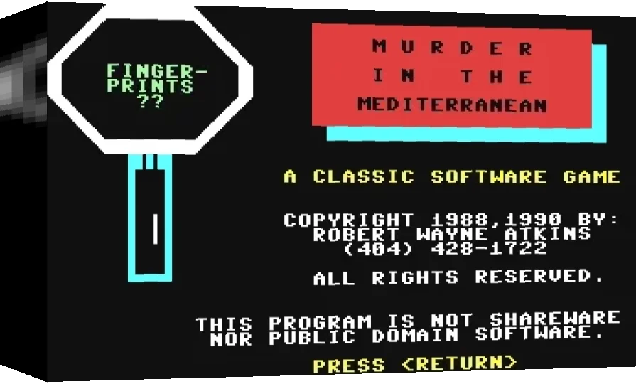 Murder in the Mediterranean — box-3D (WOR)