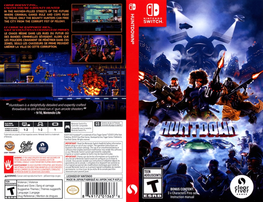 Huntdown — box-texture (US)