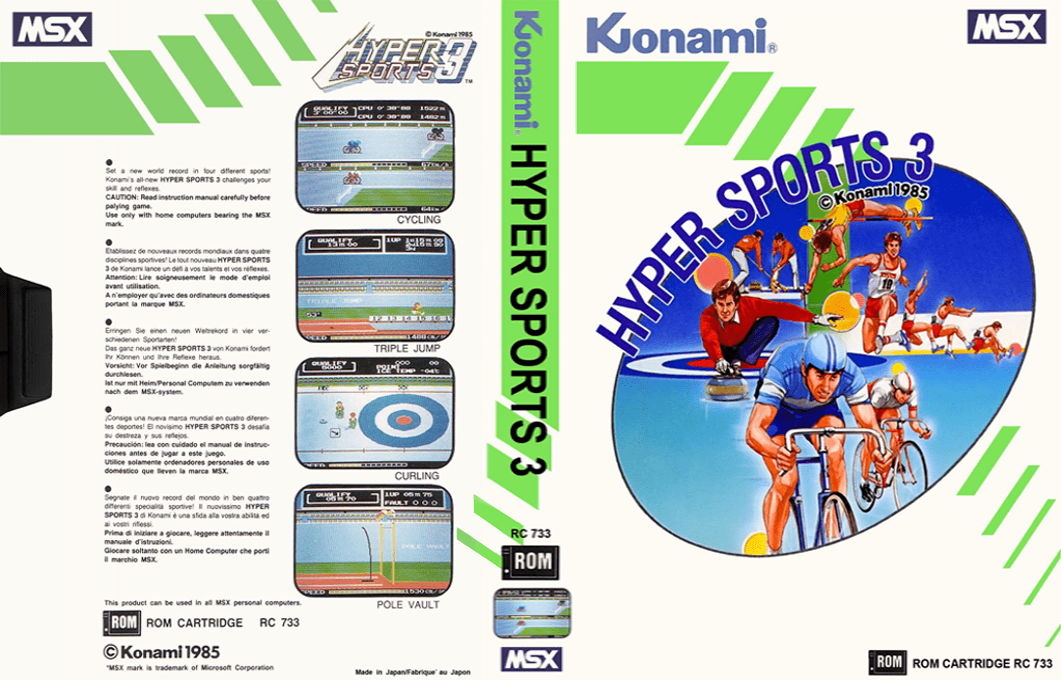 Hyper Sports 3 — box-texture (EU)