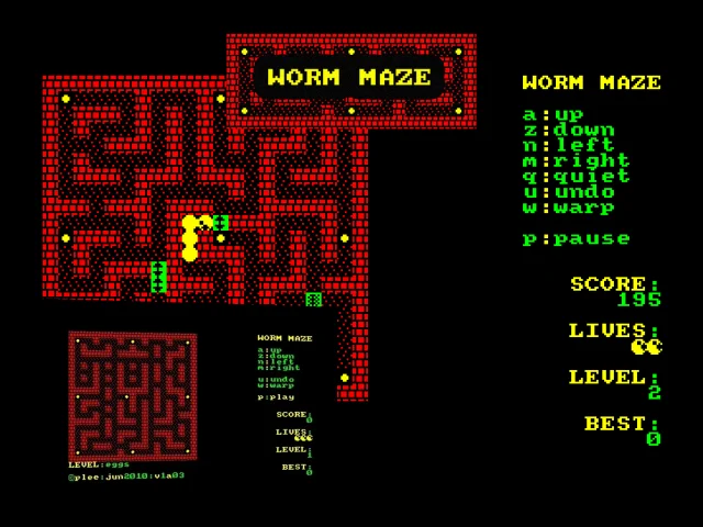 Worm Maze — mixrbv2 (WOR)