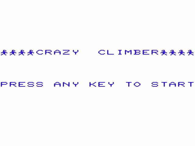 Crazy Climber — sstitle (WOR)