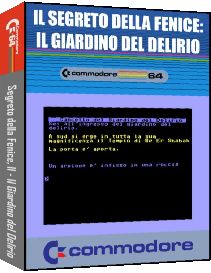 Il Segreto della Fenice : Il Giardino del Delirio — box-3D (CUS)