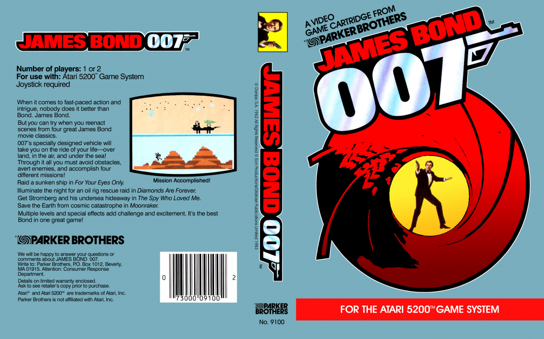 James Bond 007 — box-texture (US)