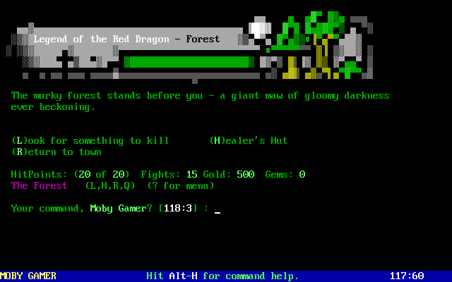 Legend of the Red Dragon — ss (WOR)