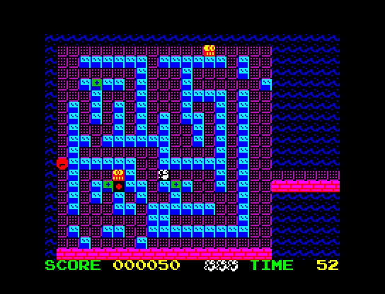 frantic pengo 128k — ss (EU)