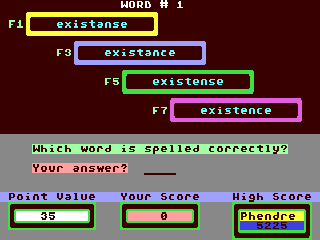 Spelling Demons — ss (WOR)