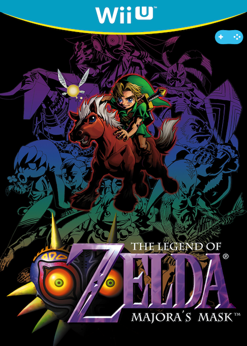 Legend of Zelda - Majora's Mask, The box art