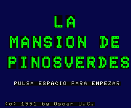 Mansion De Pinosverdes, La — sstitle (SP)