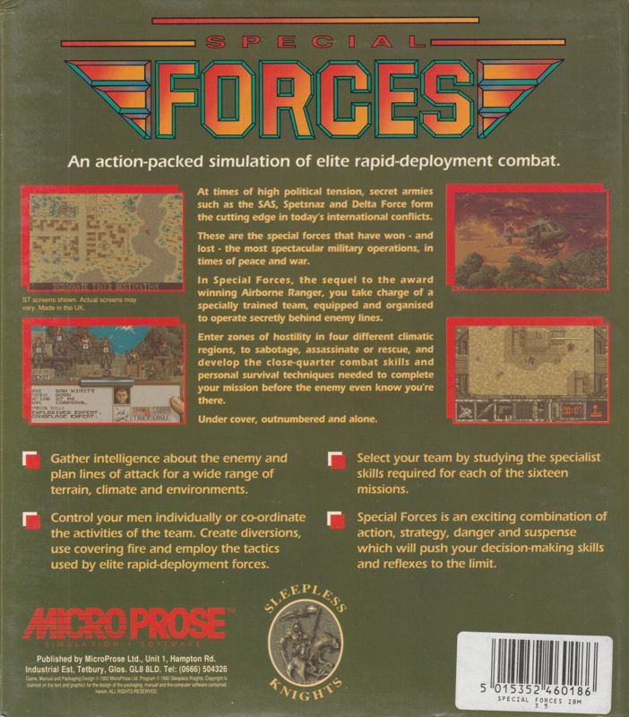 Special Forces — box-2D-back (EU)