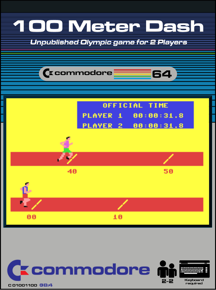 100 Meter Dash box art