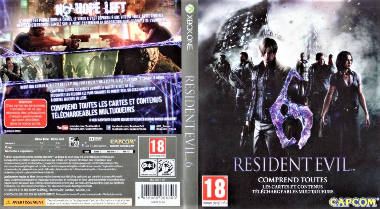 Resident Evil 6 — box-texture (EU)