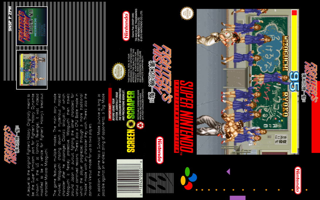 Fighter's History - Mizoguchi Kikiippatsu!! — box-texture (SS)