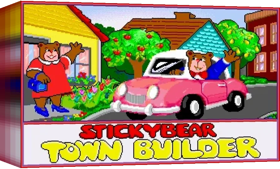 Stickybear - Town Builder — box-3D (WOR)