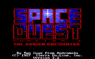 Space Quest - Chapter 1 - The Sarien Encounter — sstitle (US)