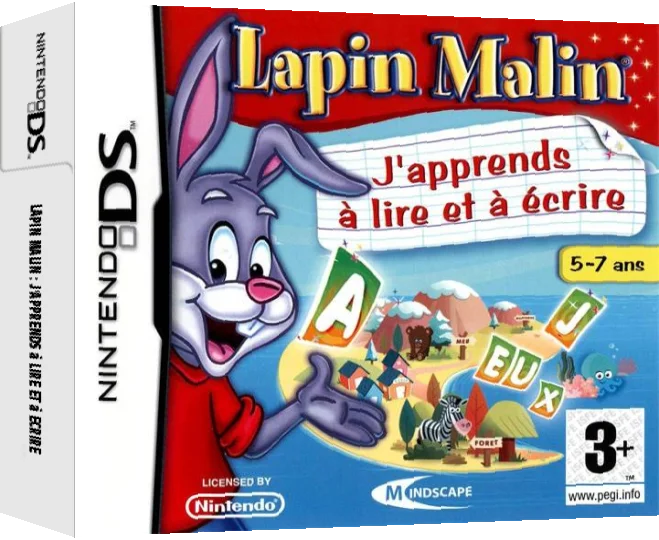 Lapin Malin - J'Apprends a Lire et a Ecrire — box-3D (FR)