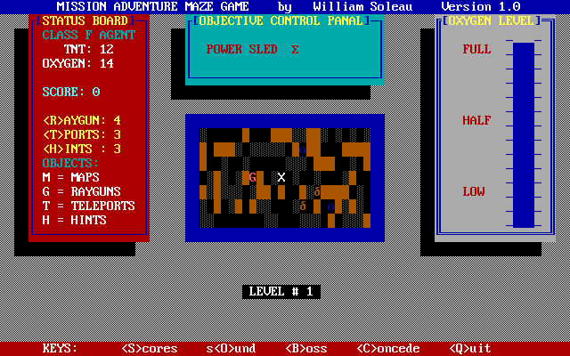 Mission Maze — ss (WOR)