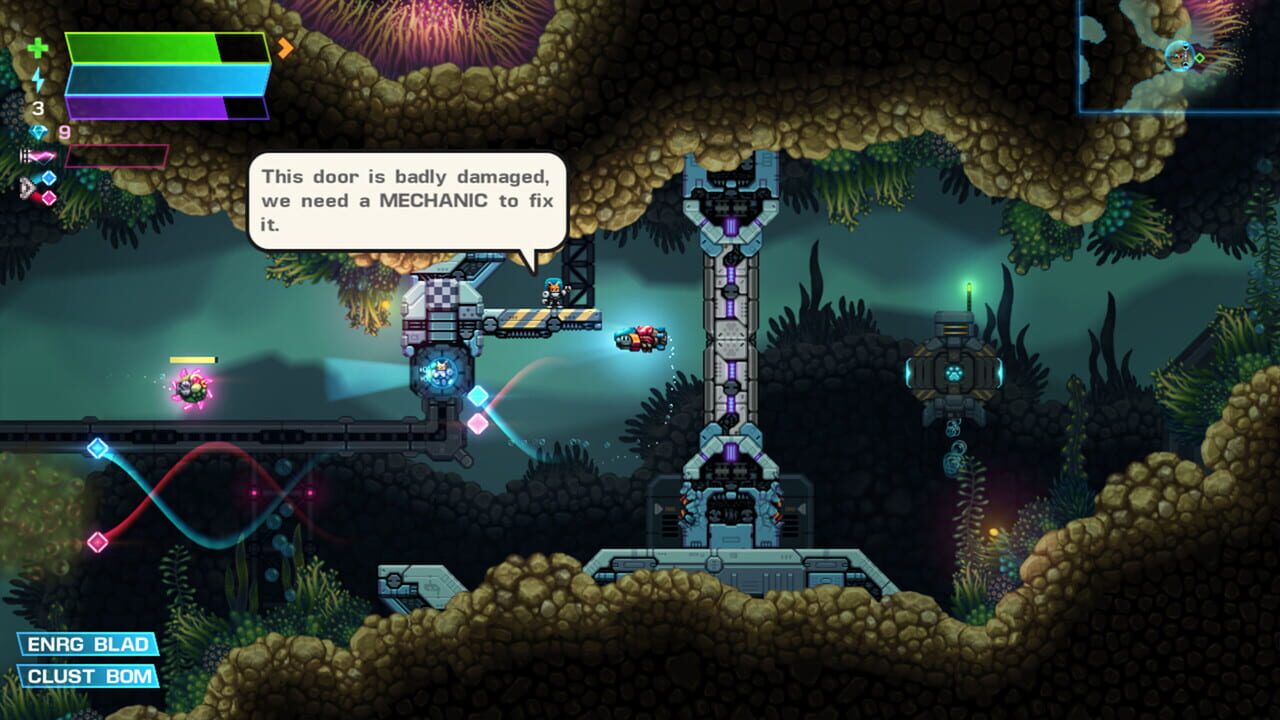 Astro Aqua Kitty — screenshot (WOR)