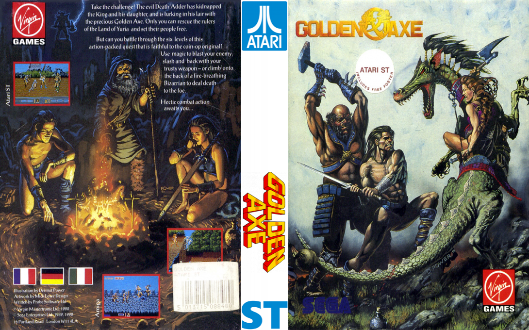 Golden Axe — box-texture (EU)