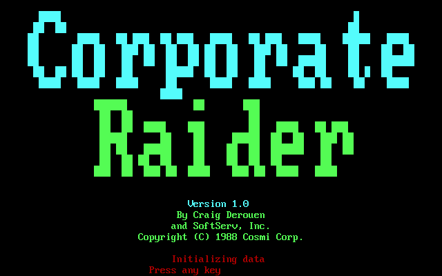 Corporate Raider - The Pirate Of Wall St — sstitle (US)