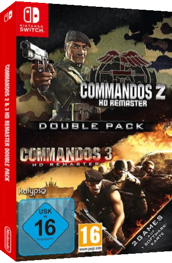 Commandos 2 & 3 HD Remaster Double Pack — box-3D (DE)