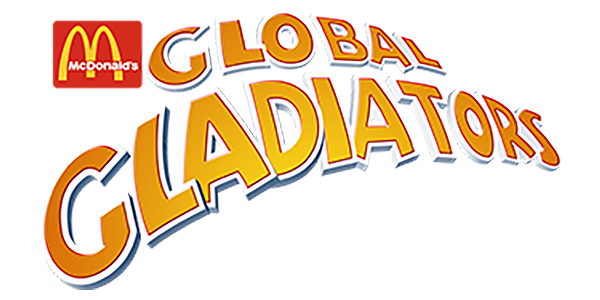 Mick & Mack as the Global Gladiators — wheel (WOR)