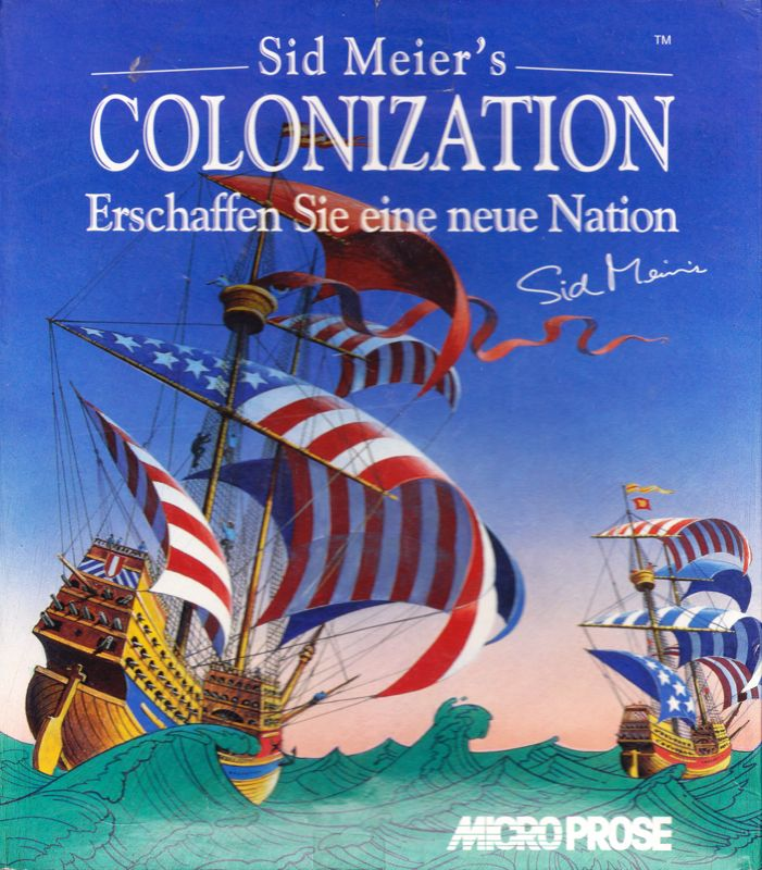 Sid Meier's Colonization — box-2D (DE)
