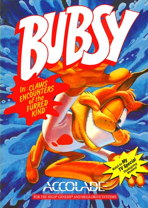 Bubsy In Claws Encounters Of The Furred Kind box art