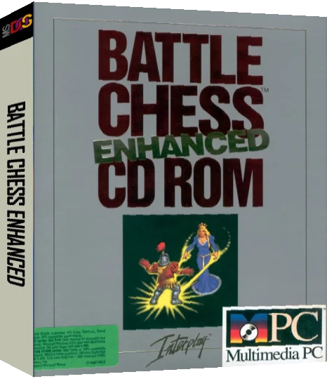 Battle Chess Enhanced — box-3D (US)