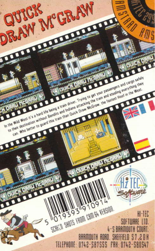 Quick Draw McGraw — box-2D-back (EU)