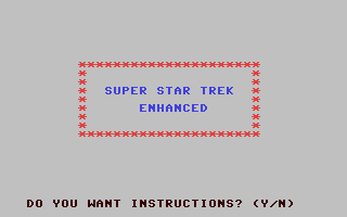 Super Star Trek Enhanced — sstitle (WOR)