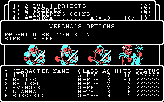 Wizardry - The Return of Werdna - The Fourth Scenario — ss (US)