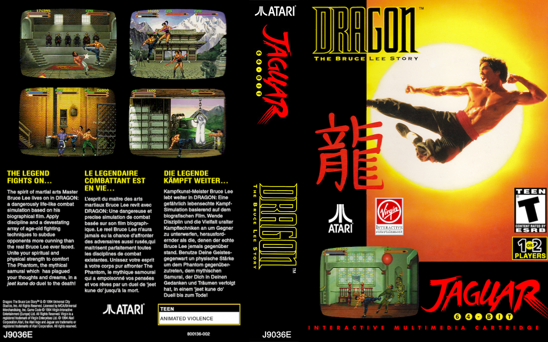 Dragon - The Bruce Lee Story — box-texture (WOR)