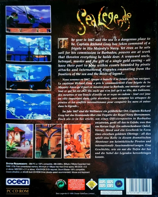 Sea Legends — box-2D-back (EU)