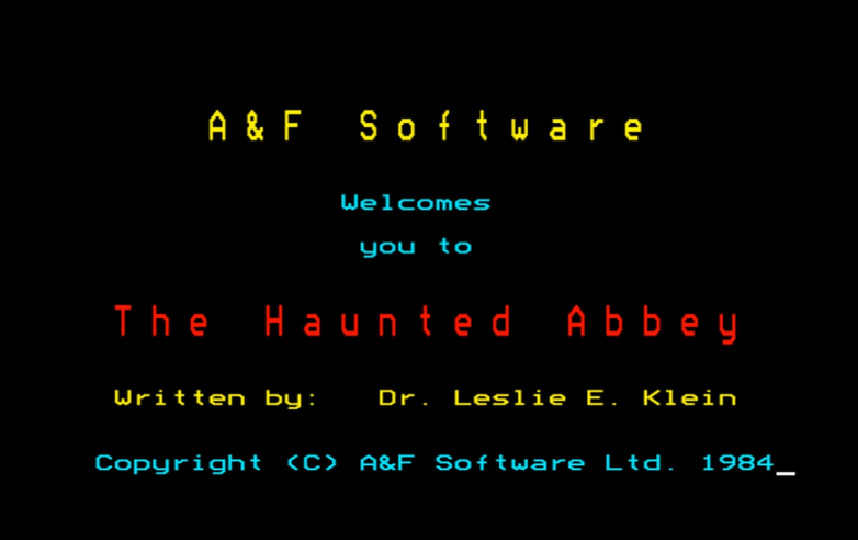 Haunted Abbey, The — sstitle (WOR)