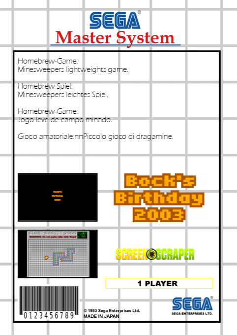 Bock's Birthday 2003 — box-2D-back (SS)