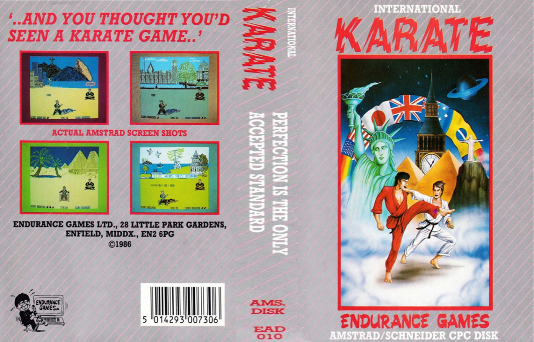 International Karate — box-texture (EU)
