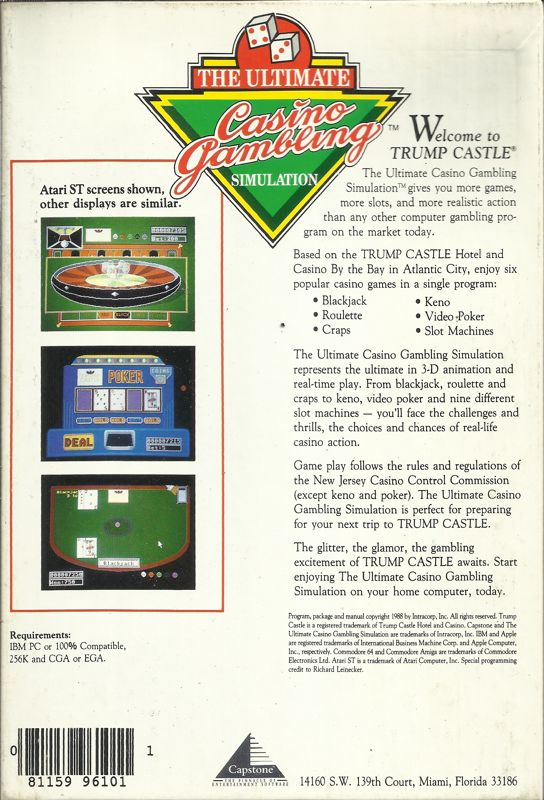 Trump Castle - The Ultimate Casino Gambling Simulation — box-2D-back (US)