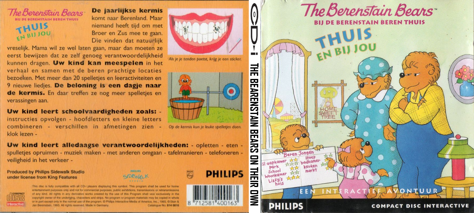 Berenstain Bears On Their Own, The — box-texture (NL)