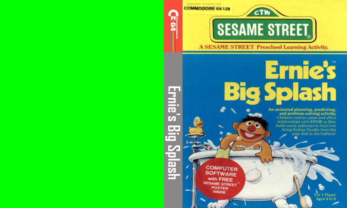 Ernie's Big Splash — box-texture (US)