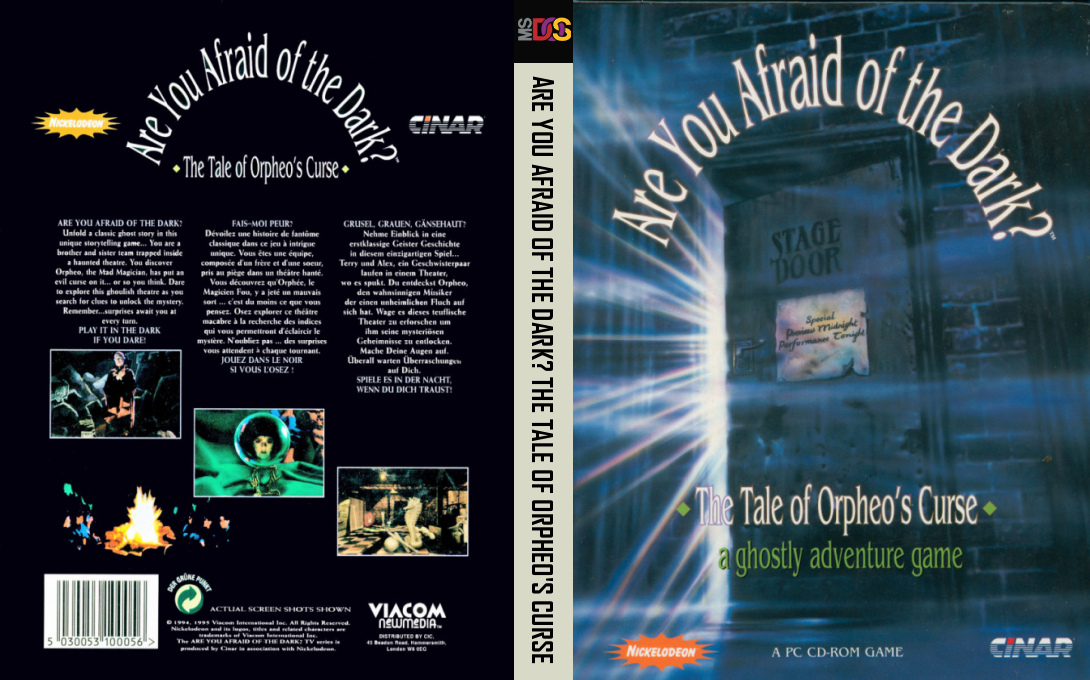 Are You Afraid Of The Dark - The Tale Of Orpheo's Curse — box-texture (EU)