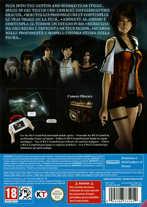 Project Zero - Maiden of Black Water — box-2D-back (EU)