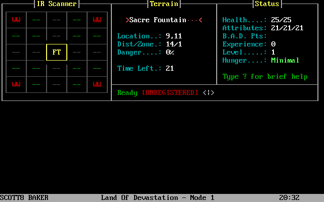 Land Of Devastation — ss (WOR)